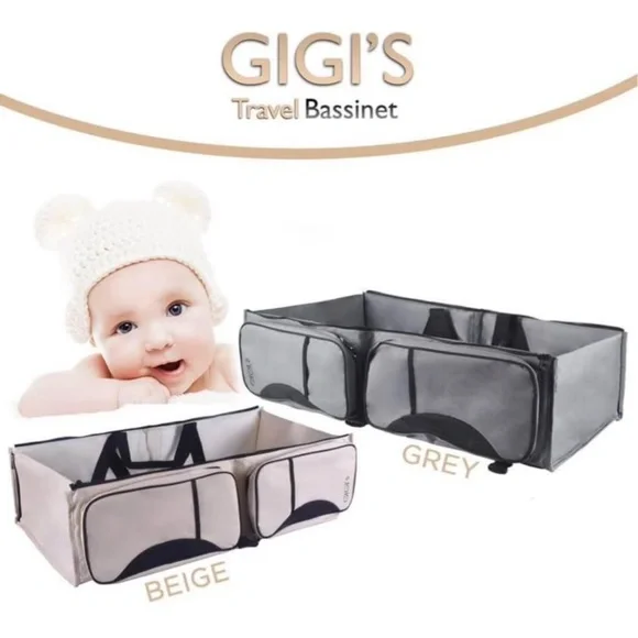 GiGis Baby 3 in 1 Diaper Bag, Travel Bassinet & Portable Diaper Changing Station - Picture 4 of 9